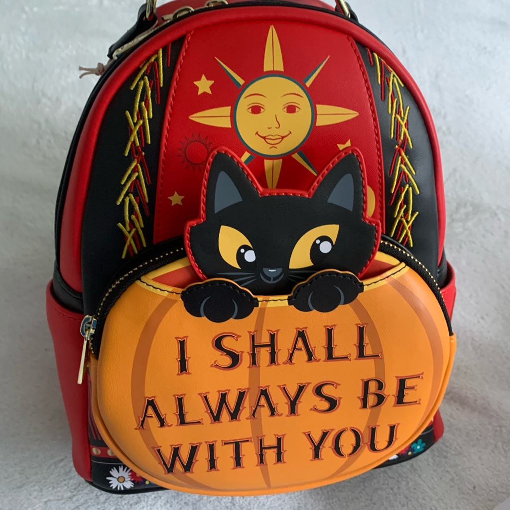 Loungefly X Disney Hocus Pocus Binx Dani Backpack Shoulder Bag Purse Nwt